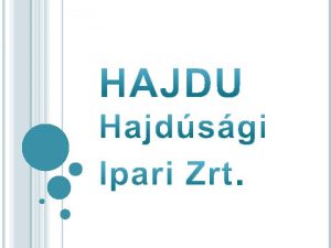 Hajdu rt