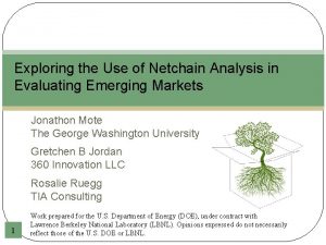 Netchain analysis