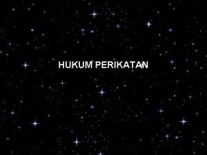 Perikatan generik dan spesifik