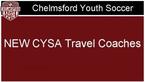 Chelmsford youth soccer
