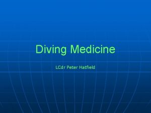 Decompression sickness Decompression sickness