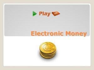 An electronic is the electronic exchange of money or scrip