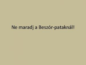 Ne maradj a Beszrpataknl Mire Dvid harmadnapra embereivel