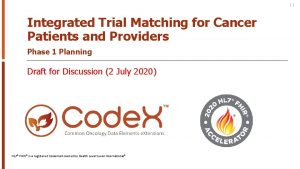 Clinical trial matching service