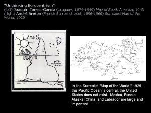 Unthinking Eurocentrism left Joaquin TorresGarcia Uruguay 1874 1949