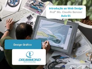 Introduo ao Web Design Prof Ms Claudio Benossi