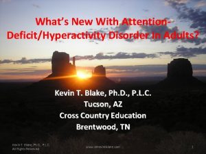 Whats New With Attention DeficitHyperactivity Disorder In Adults
