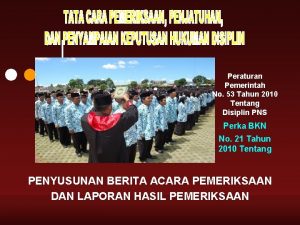 Peraturan Pemerintah No 53 Tahun 2010 Tentang Disiplin