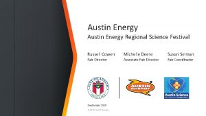 Austin energy science fair