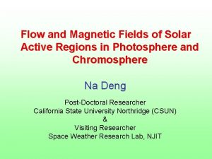 Flow and Magnetic Fields of Solar Active Regions