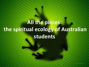 Spiritual ecology definition