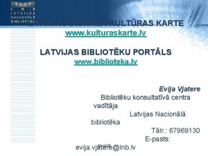 Digitālā kultūras karte Digitālā kultūras karte