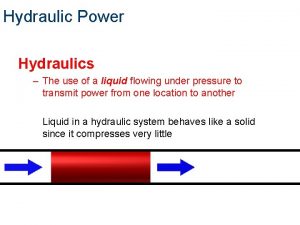 Hydraulics