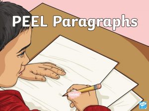 PEEL Paragraphs PEEL stands for Point Evidence Explanation