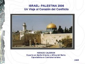 ISRAEL PALESTINA 2006 Un Viaje al Corazn del