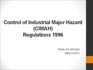 Cimah regulation