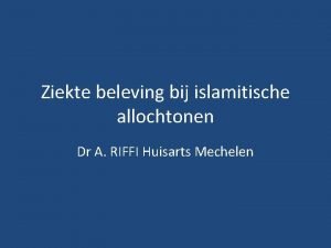 Euthanasie islam