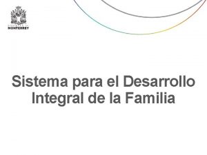 Sistema para el Desarrollo Integral de la Familia