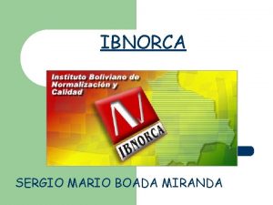 Ibnorca iso 9001