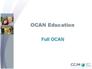 Ocan domains Ocan domains