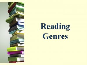 Reading genres