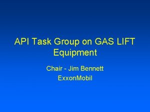 Gas lift equipment