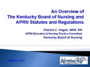 Kentucky aprn prescriptive authority