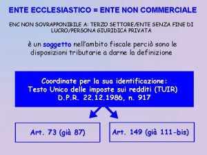 Donazione a favore di ente ecclesiastico tassazione