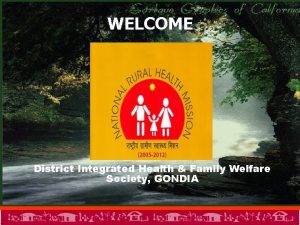 District integrated health and family welfare society