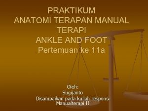 Anatomi foot