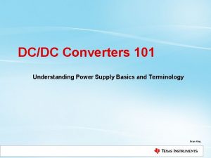 DCDC Converters 101 Understanding Power Supply Basics and