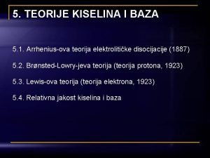 Kiselina i baza