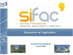 Domaine fonctionnel sifac