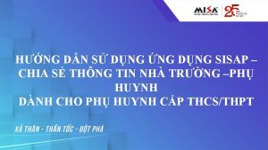 HNG DN S DNG NG DNG SISAP CHIA HNG DN S DNG NG DNG SISAP CHIA