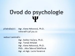 Vývojová psychologie