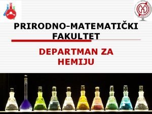 Departman za hemiju Departman za hemiju