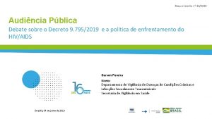 Requerimento n 362019 Audincia Pblica Debate sobre o