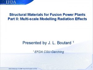 Multiscale modeling