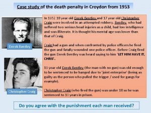 Death penalty case study