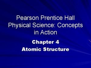 Pearson physical science concepts in action