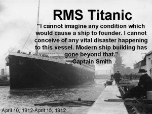 Imagine titanic