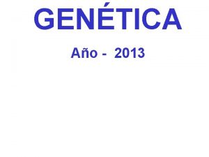 GENTICA Ao 2013 Material Didctico Libros q q