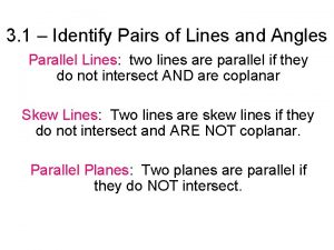 Identify pairs of lines and angles worksheet