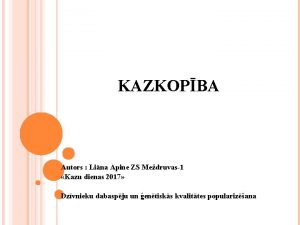 Kazkopība