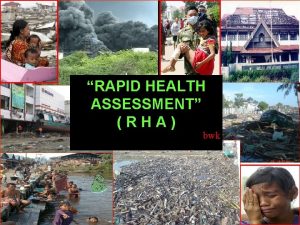 Aspek yang dinilai dalam rha Aspek yang dinilai dalam rha