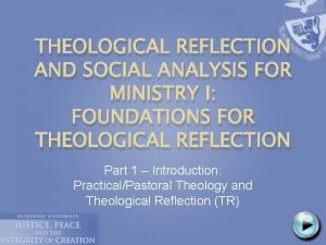 Theological reflection questions