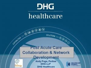 Post-acute care collaboration