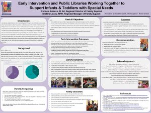 Early Intervention and Public Libraries Working Together to