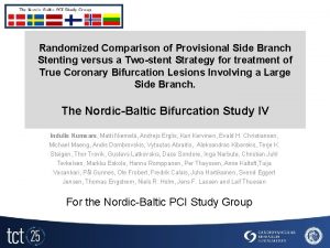 Randomized Comparison of Provisional Side Branch Stenting versus