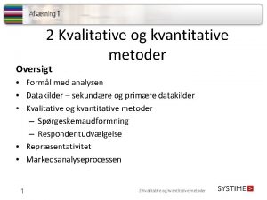 Respondentudvælgelse Respondentudvælgelse